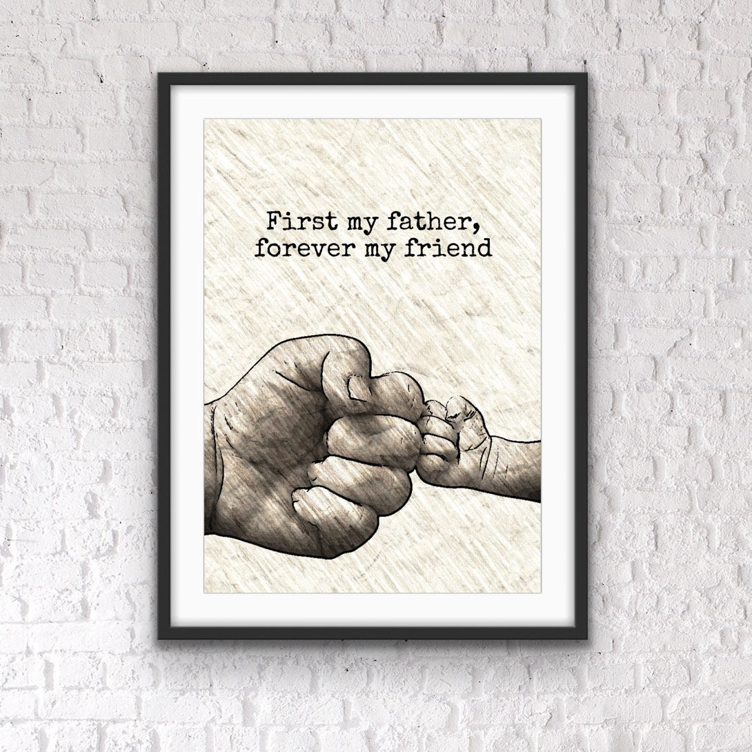 Dad daughter print, daddy prints, daddy gift, daddy poster, daddy gift ideas, Father’s Day print, Fathers day gifts