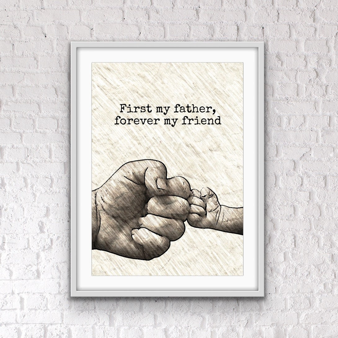 Dad daughter print, daddy prints, daddy gift, daddy poster, daddy gift ideas, Father’s Day print, Fathers day gifts