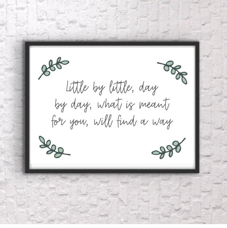 Positive Office Quote Print: Mental State Decor