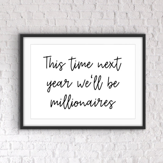 Fun office quote, inspiring quotes, home working print, home office print, office wall art